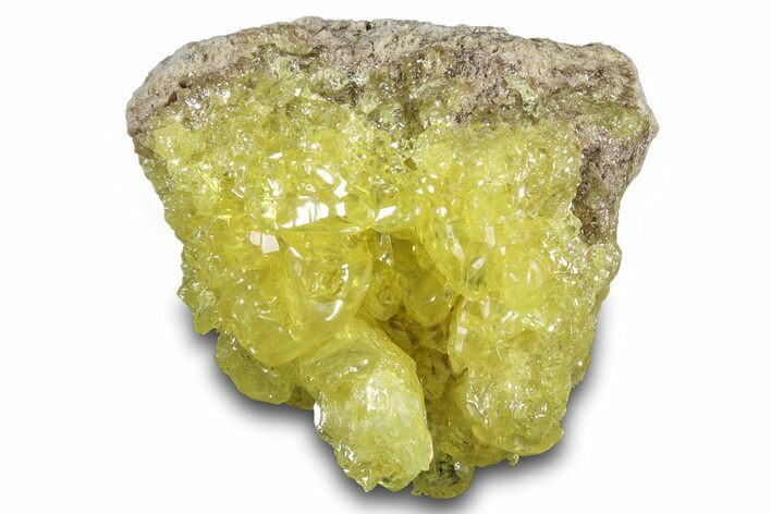 Bright-Yellow Sulfur Crystals - Bolivia #305253